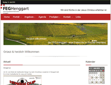 Tablet Screenshot of feg-henggart.ch